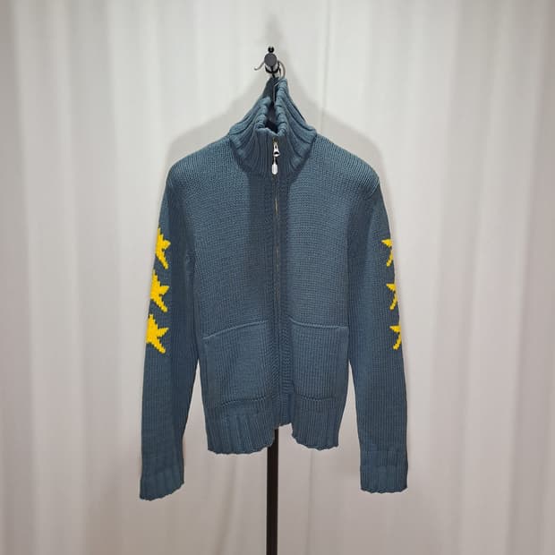 (택포) 디젤 스타패턴 니트집업 100 B46