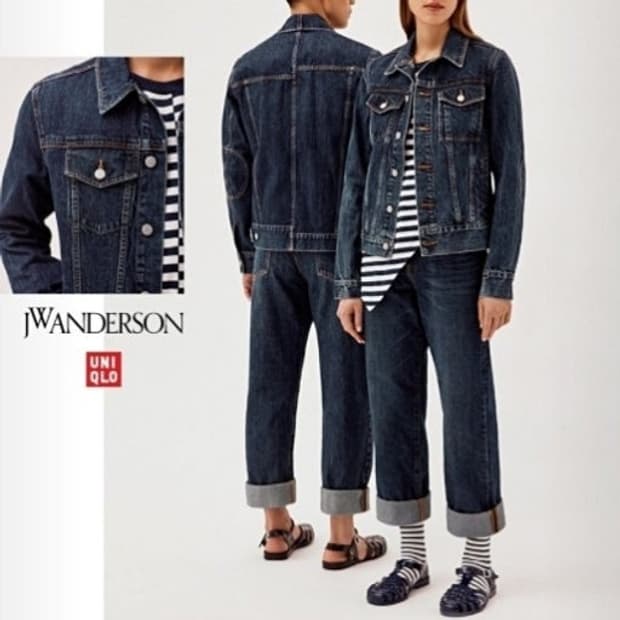 유니클로 x JW 앤더슨 데님 자켓 