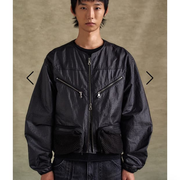 앤더슨벨 컨벡스 칼라리스 자켓 L