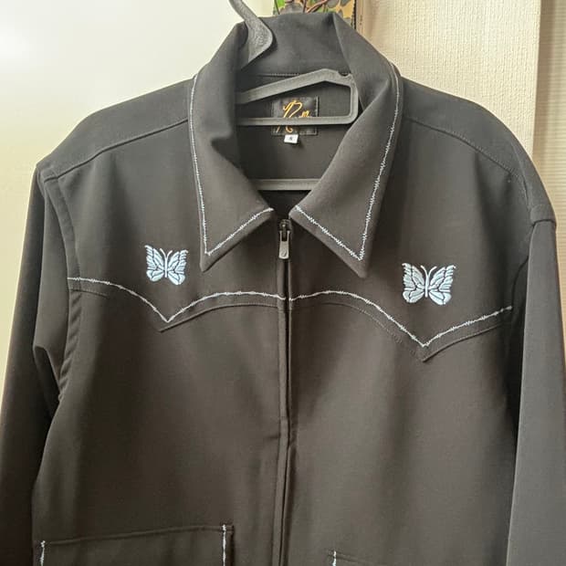 니들스 PE/PU 더블 클로스 웨스턴 스포츠 자켓 블랙