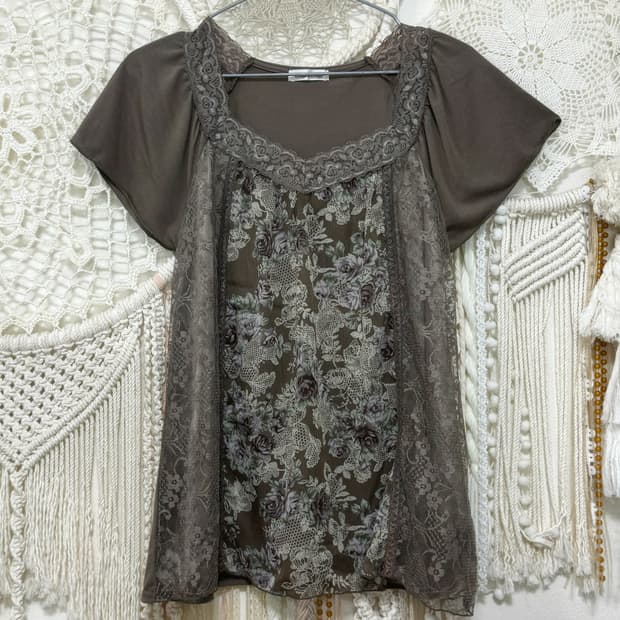 Rosa&rosa Flower Lace Blouse