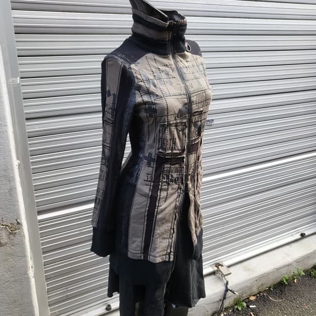 salvage Jersey zip-up 