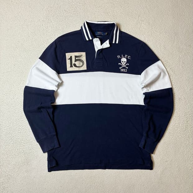 폴로 랄프로렌 스컬 RLFC 럭비 카라 롱 슬리브 PN7511