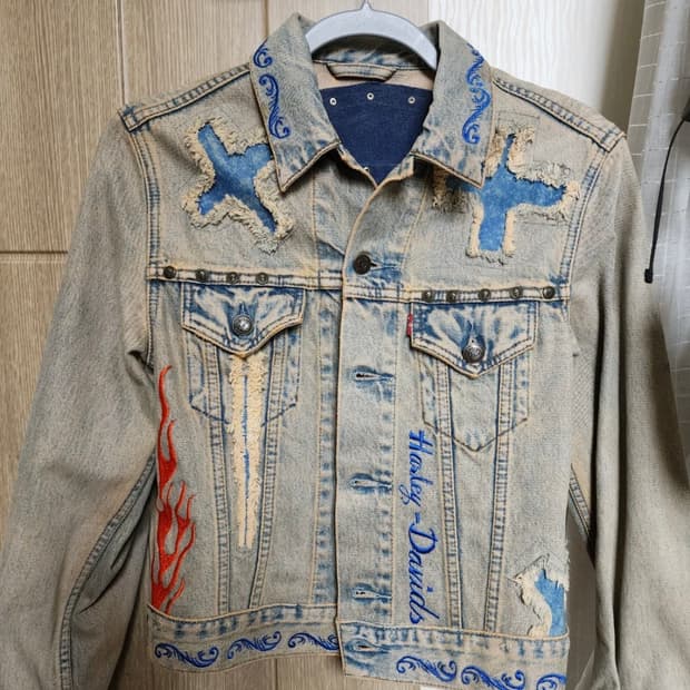 리바이스 할리데이비슨 자켓