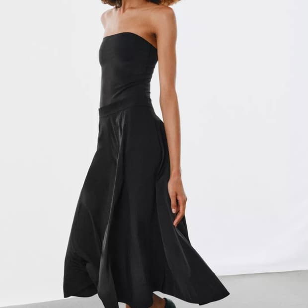 Zara  zw컬렉션 케이프미디스커트