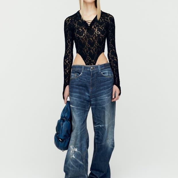ADSB Trompe L’oeil Denim Pants