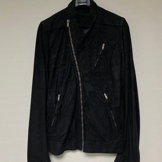 Rick Owens LEATHER BIKER JACKET 
