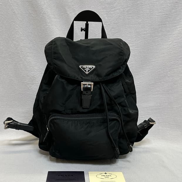 프라다 원포켓 백팩 나일론 포코노 개런티카드 포함
