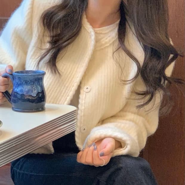 리브아워 허그 울 자켓