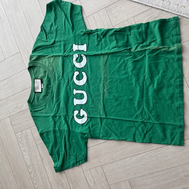 구찌/ 그린 로고 반팔/ s