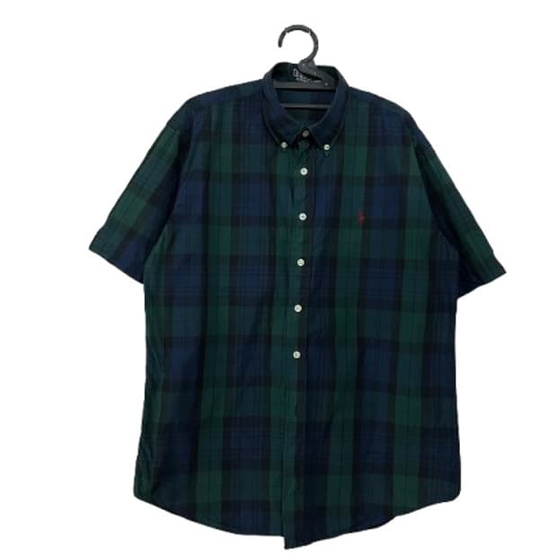 폴로랄프로렌 체크 반팔셔츠