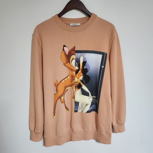 [XS] 지방시 핑크 밤비 맨투맨 7707 499