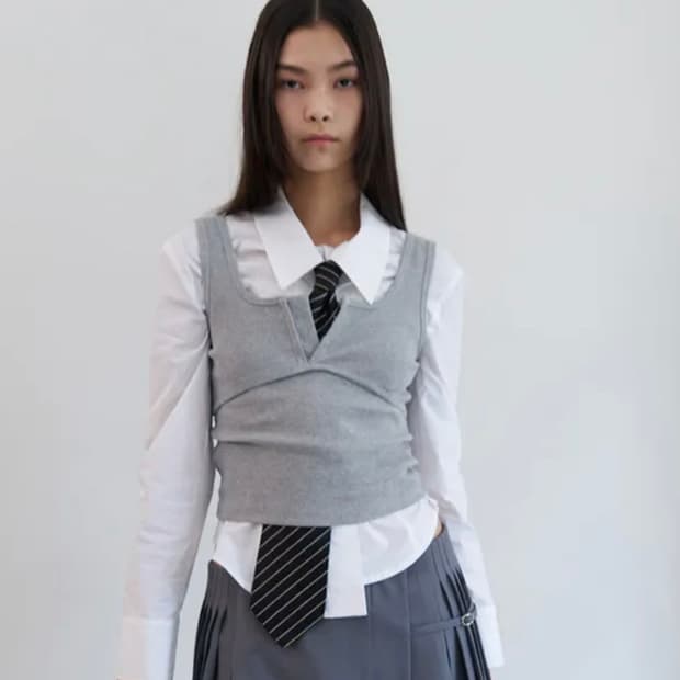 새상품)) lcdc bustier detail tank top 