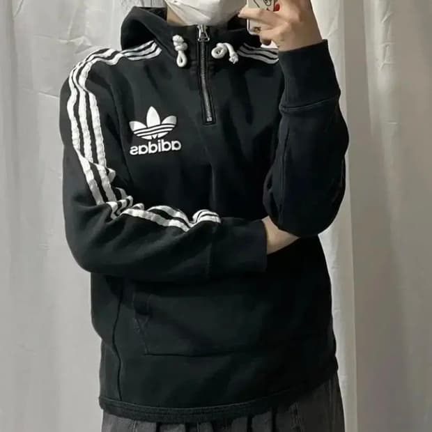 아디다스 후드 반집업 여성용