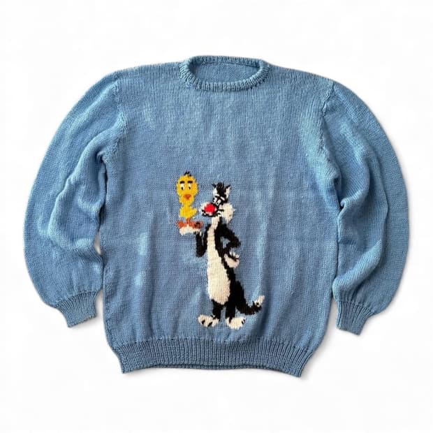 LOONEY TUNES Knit sky blue