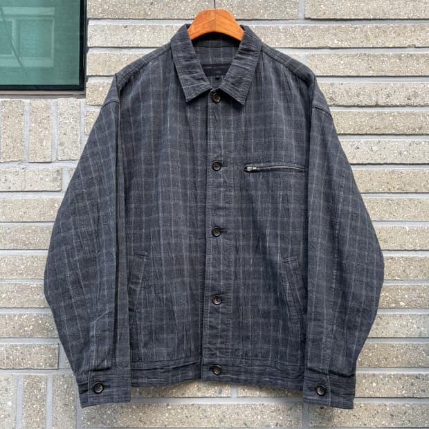 80's 꼼데가르송 옴므 해링턴 자켓