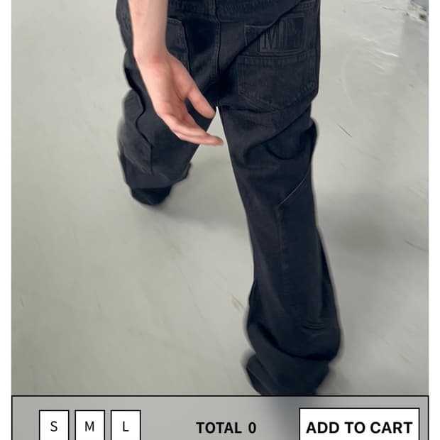 MPa calf pocket pants (M)