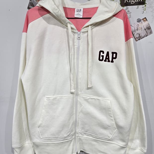갭 GAP 여성 후드 집업 아이보리