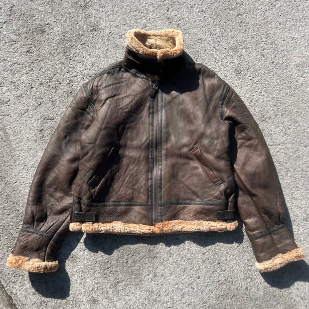 빈티지 B-3 무톤 자켓
