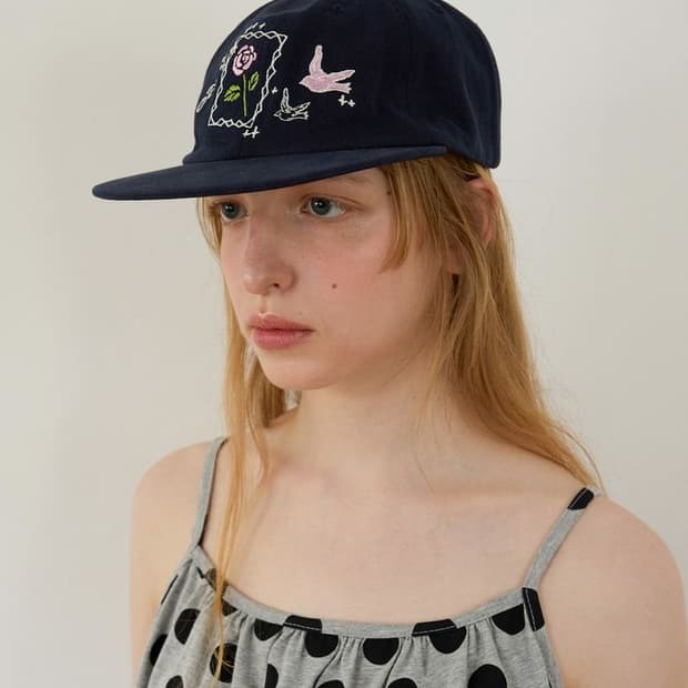 펀프롬펀 로지 브림 볼캡 네이비 (품절상품)