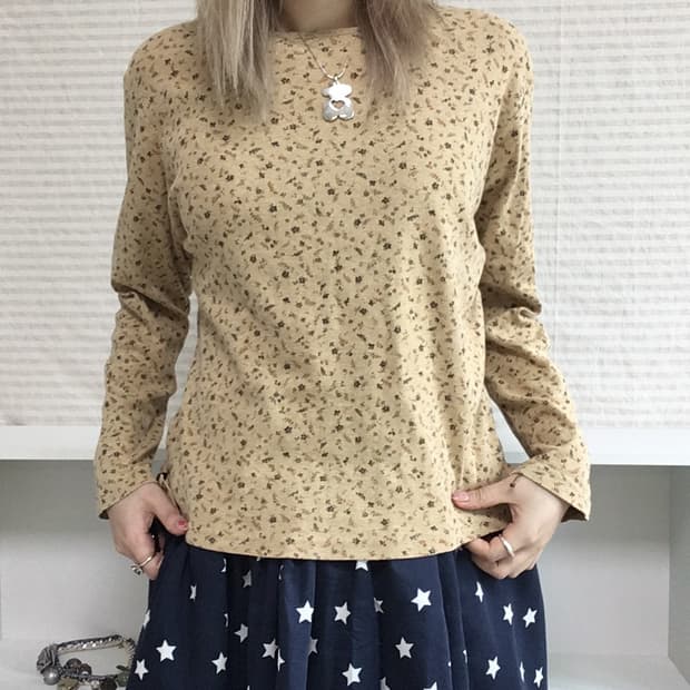 jpn vintage mori floral long sleeve