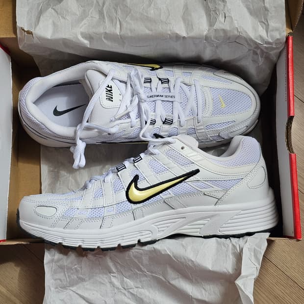 285 새제품) 나이키 P-6000 화이트 레몬 시폰 남자 신발 운동화