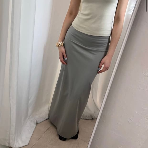 브리즈아카이브 롱 스커트 straight long skirt