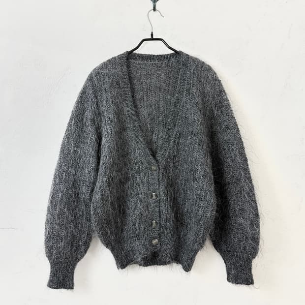 빈티지 모헤어 가디건 