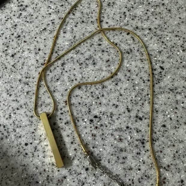 디벨 골드바 목걸이