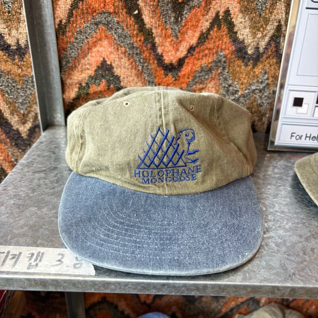 90s 미국 조명 회사 빈티지 투톤 캡