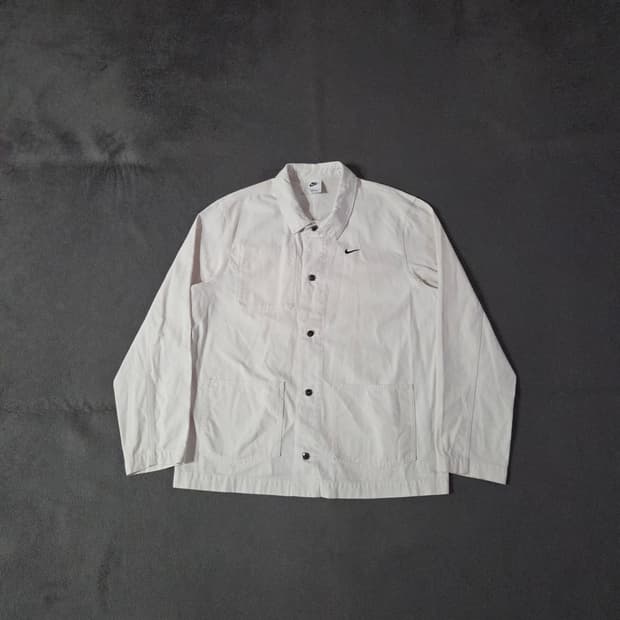 나이키 라이프 언라인드 초어 워크 자켓 L 100 화이트