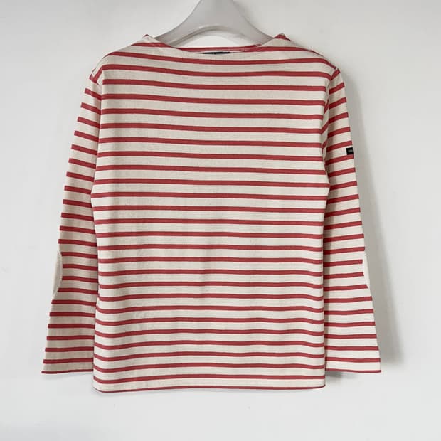 세인트제임스 엘보패치 스트라이프 탑