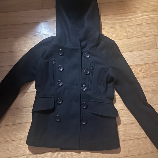 버튼 자켓 코트