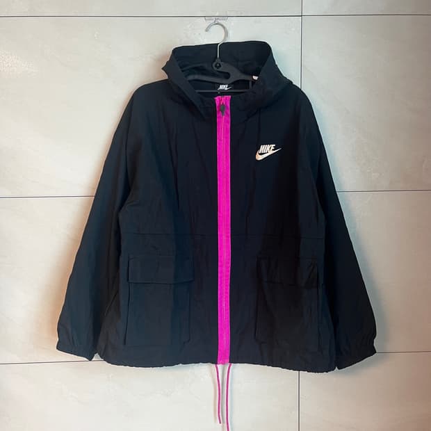 나이키 아이콘 클래쉬 우븐 바람막이 블랙 [L]