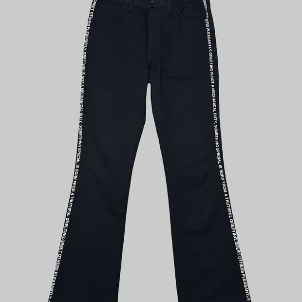 준야 와타나베 리바이스 부츠컷 팬츠