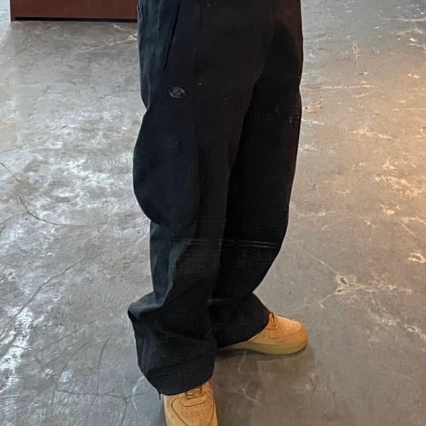 산산기어 23ss 블랙 카고 팬츠 H990