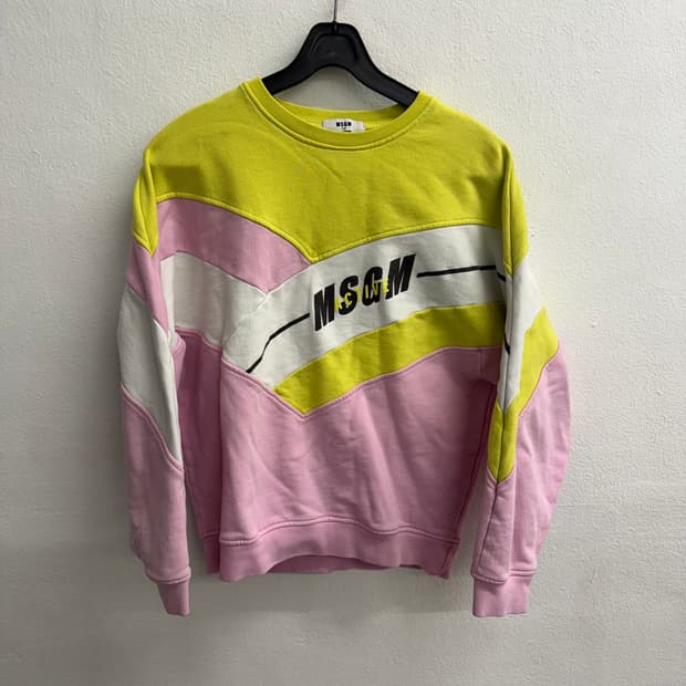 MSGM KIDS 프린팅 스웨트 셔츠