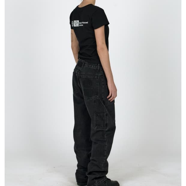 MPa PAINTER DENIM PANTS (BLACK) S