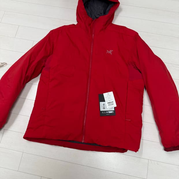 아크테릭스 아톰 헤비웨이트 XL 사이즈  한글 가격텍 있어서 에이에스 문