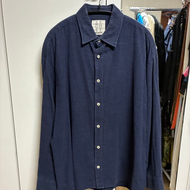 네이비 셔츠 L/100