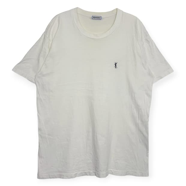 입생로랑 ysl 로고 반팔 티셔츠