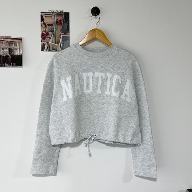 [S] Nautica 노티카 크롭 맨투맨