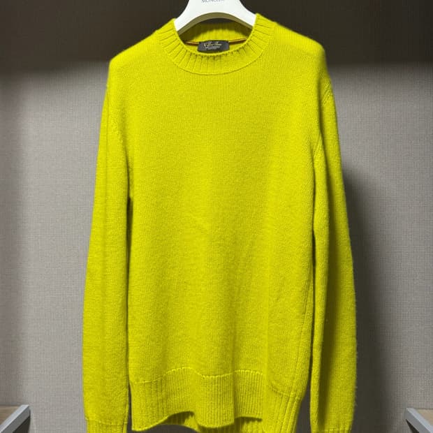 로로피아나 베이비 캐시미어 니트 스웨터 레몬 46