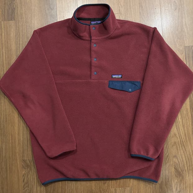 파타고니아 헤비웨이트 신칠라 버건디 L사이즈