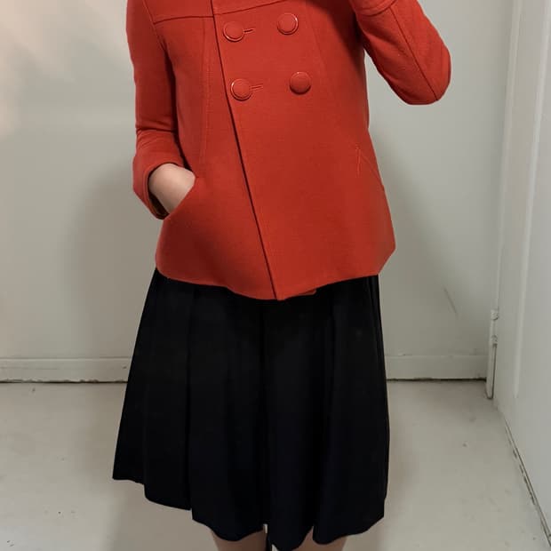 일본빈티지 브릭오렌지 숏코트
