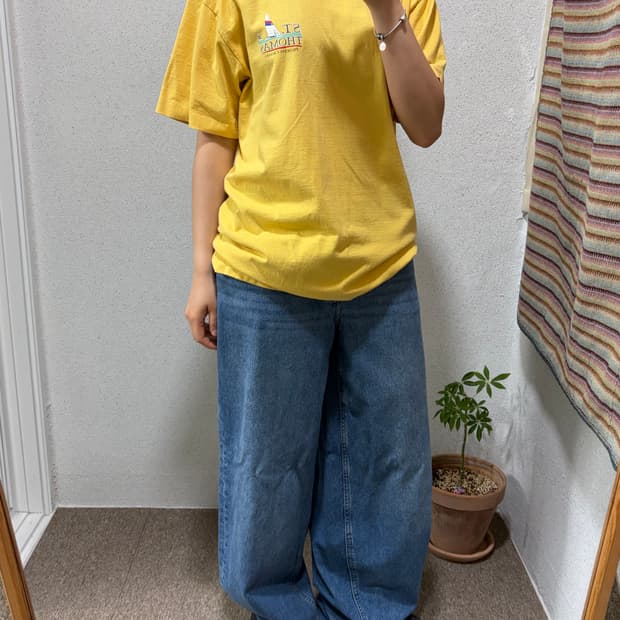 싱글스티치 반팔티셔츠