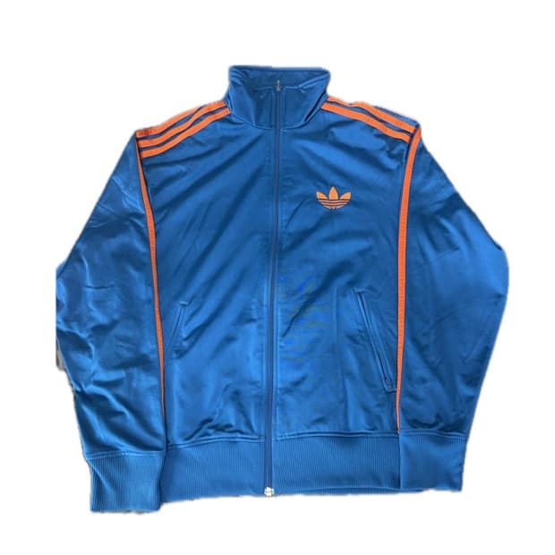 아디다스 파이어버드 트랙탑 블루&오렌지