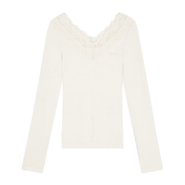 클리시어 크림도넛 롱 슬리브 크림버터