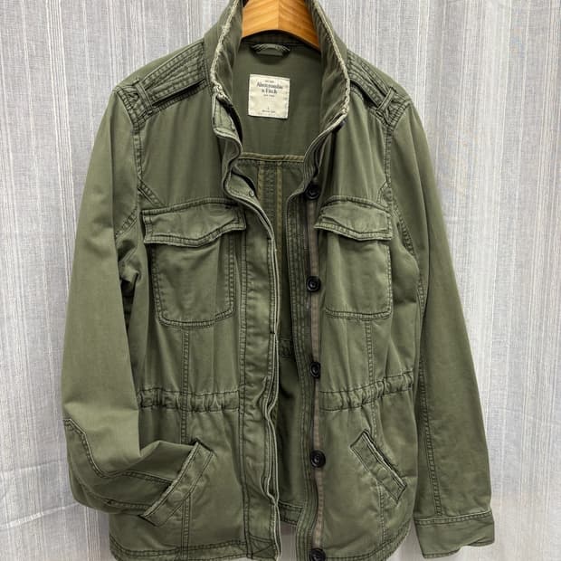 아베크롬비 빈티지 밀리터리 필드 야상 자켓