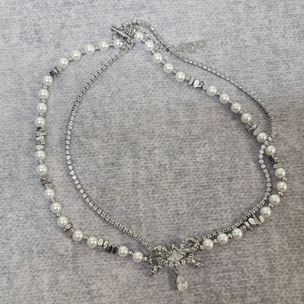 패션 진주 목걸이